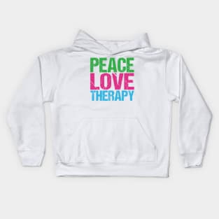 Peace Love Therapy Kids Hoodie